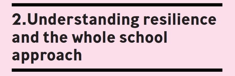 Understanding resilience and the whole school approach