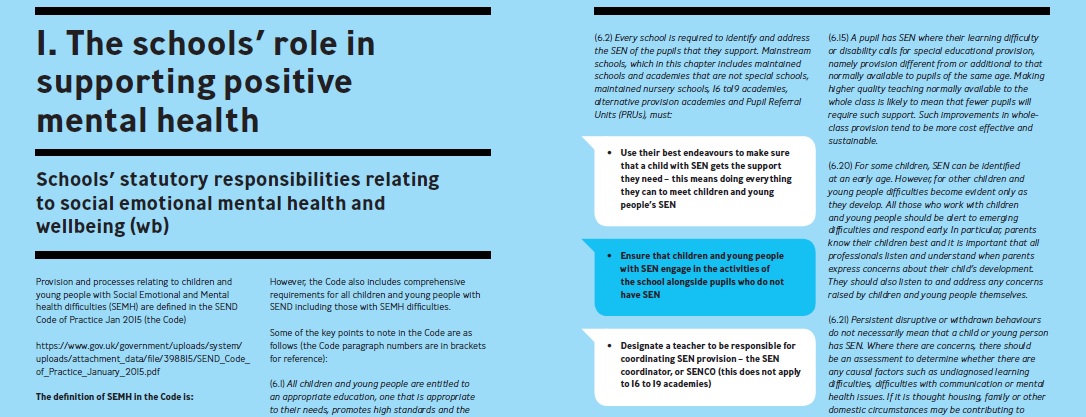 Young people’s mental health in schools – 17 September 2018 – Eastbourne Resilience Forum