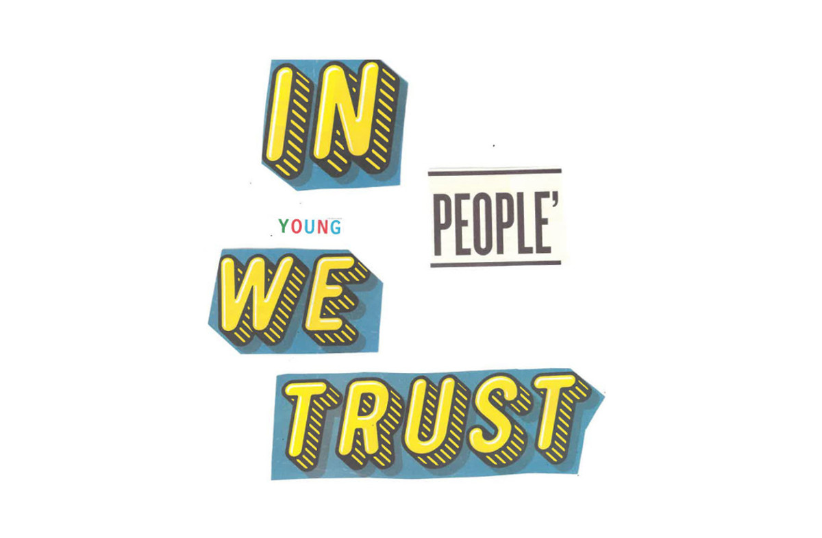 Image says "In People We Trust" for Creative activism zines blog