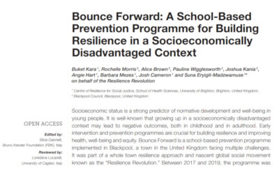 Bounce Forward: A School-Based Prevention Programme for Building Resilience