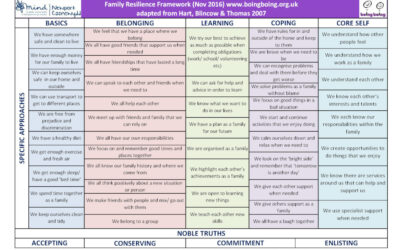 Family Framework Co-produced with Newport Mind