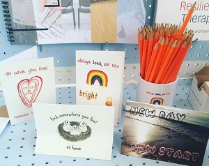 Greetings cards and merchandise