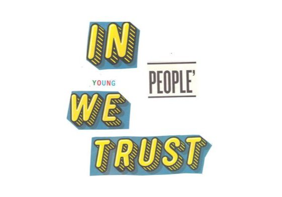 Image says "In People We Trust" for Creative activism zines blog